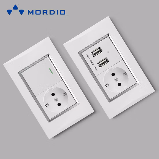 New fashion South America Standard 15A International China Wall Electrical Switch Sockets