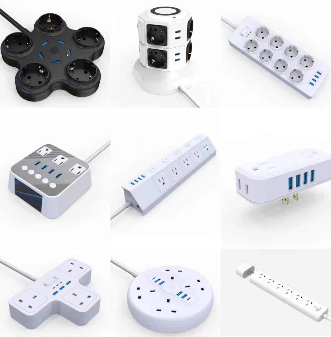 Premium Power Strip with Surge Protection and USB Ports