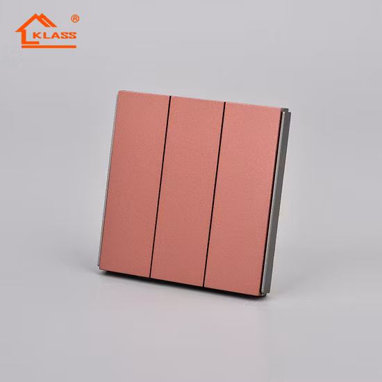 Single Phase 13A Power Grey Color UK Wall Switch Socket