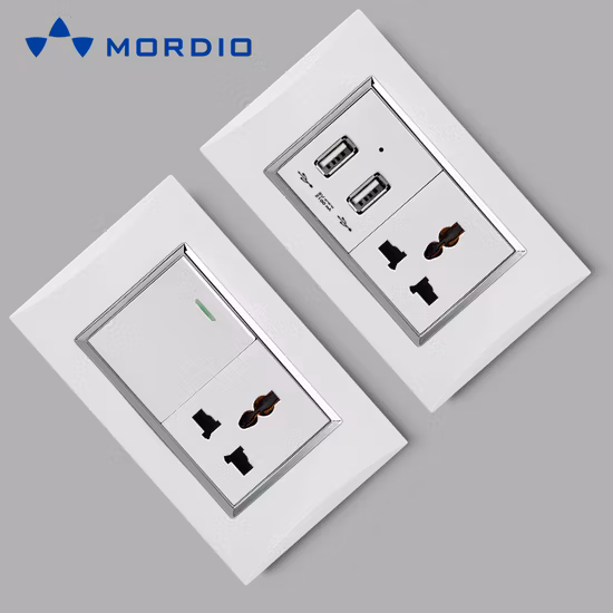 New fashion South America Standard 15A International China Wall Electrical Switch Sockets