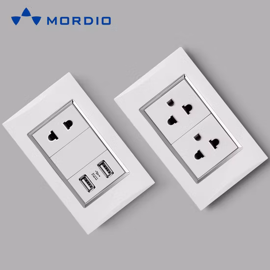 New fashion South America Standard 15A International China Wall Electrical Switch Sockets