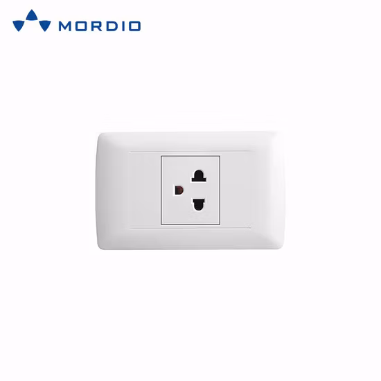 Venta caliente 10A 250V Sudamérica interruptor de pared estándar y toma