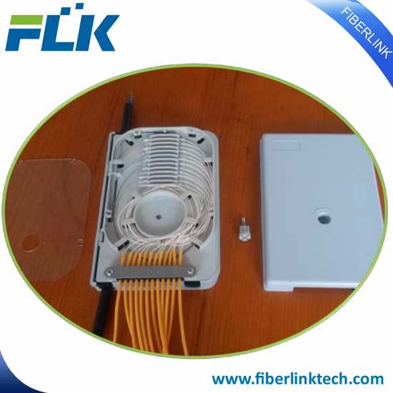 Zócalo de distribución del empalme de la caja del piso de la fibra óptica de la red de FTTX FTTH