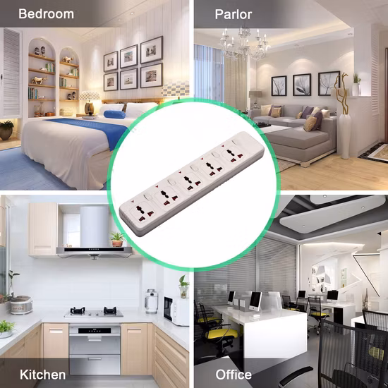 Enchufe de pared universal de 5 pines 10A 250V